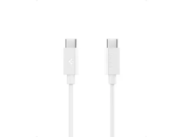 Spigen ACA08719 Essential USB-C na USB-C 60W kábel 2m biela / USB 2.0 (ACA08719)