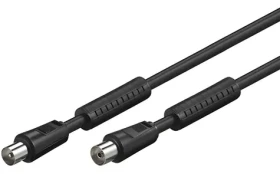Good Connections anténny kábel čierny / Anténny kábel / 10 m / 75 Ohm / dvojité tienenie (S-PAK10S)