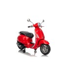 Mamido Detský elektrický skúter Vespa ROMA červený