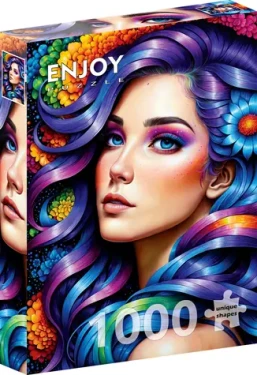 ENJOY Puzzle Dúhové kvety
