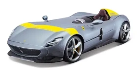 Bburago RACE+PLAY Ferrari Monza SP1 strieborná