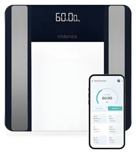 Eldonex BodyFit Pro čierna / Osobná váha / Digitálna (EBS-1020-BK)