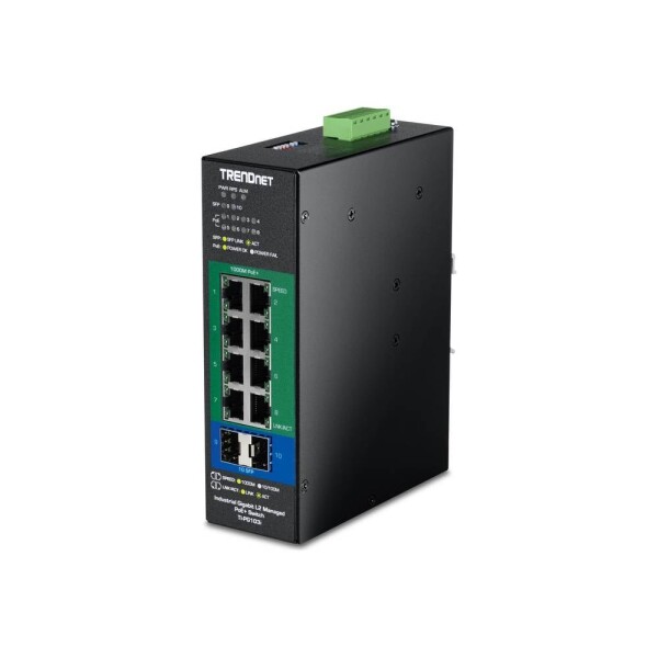 TrendNet TRENDnet TI-PG103i 10-Port PoE+ Switch I sieťový switch 10 / 100 / 1000 MBit/s; TI-PG103I