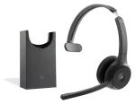 Cisco Headset 721 Wireless Carbon Black / bezdrôtová náhlavná súprava / jednostranné slúchadlo / mikrofón / stojanček (HS-WL-721-BUNAS-C)