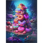 Epee Wooden puzzle Pile of Donuts A3