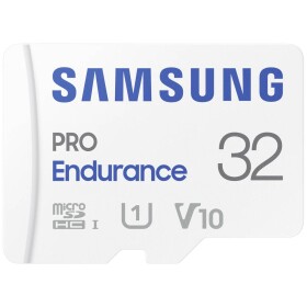 SAMSUNG PRO Endurance microSDXC 32GB + SD adaptér / Class 10 / UHS-I / U3 / čítanie: 100MBs / zápis: 40MBs (MB-MJ32KA/EU)