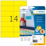 Herma Etikety žlté 105x42,3 mm / Etikety / papier matný / A4 / odnímateľné / 280 ks (5058)