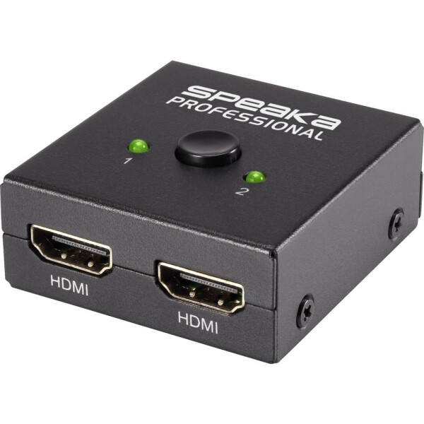 SpeaKa Professional SP-7141056 2 porty Prepínač HDMI možné použiť obojstranne 3840 x 2160 Pixel; SP-7141056