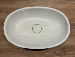 Umývadlo na dosku SAT Meda 56x37 cm bez otvoru pre batériu SATME5637 SATME5637