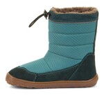Detské zimné barefoot snehule UP TEX SNOW WOOL Petroleum G3160249-3 - 38