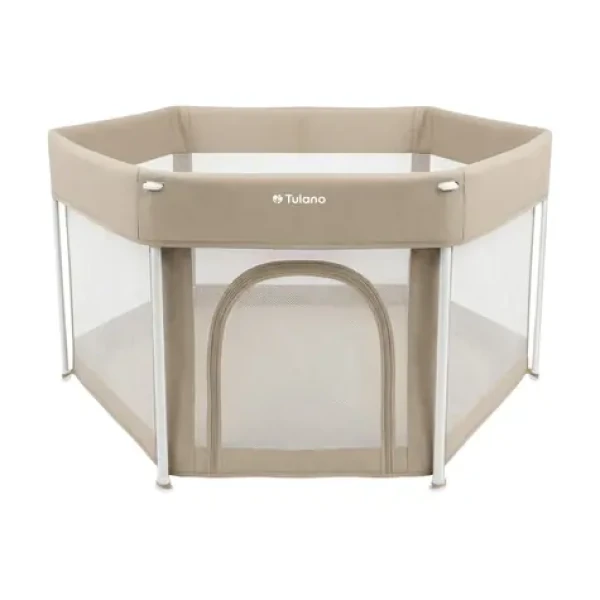 Tulano Cozy 30 Skladacia detská ohrádka 125 x 125 cm béžová (TN-COZY 30 BEIGE)
