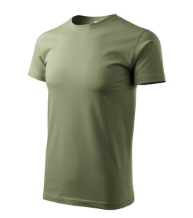 Základné tričko pánske khaki XL