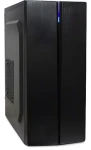 Inter-tech B-48 čierna / Skriňa / Midi-Tower / ATX, mATX / modré podsvietenie / bez zdroja (88881308)