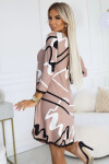 Dámske šaty 577-1 - NUMOCO Béžová 2XL/3XL