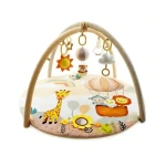 2KIDS TOYS Hracia deka s hrazdičkou Zvieratká / 5 závesných hračiek / Plyšový materiál / 0+ (2D98503)