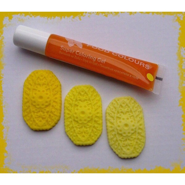 Gélová farba tubička (Yellow) žltá 20 g - Food Colours - Food Colours