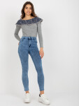 Dámske džínsové nohavice NM SP L12.14X Svetlé džínsy modré - FPrice S jeans-sv.modrá