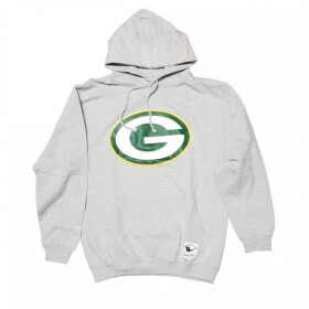 Mitchell Ness Team Logo Hoody Green Bay Pacers HDSSINTL1052-GBPGREY pánska mikina kapucňou