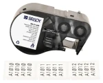 BRADY Vinylové štítky CleanLift 25,4x38,1mm biele / Štítky do tlačiarne / Textilný vinyl / Na označovanie káblov (M4-91-498)