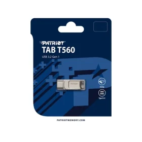 Patriot TAB T560 strieborná / Flash disk / 32GB / USB 3.2 / USB-A + USB-C / 120 MB/s (PS32GT560DS5D)