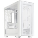 Asus Case A21 biela / mITX / mATX / bez zdroja / GPU 380mm / 2x USB / Priehľadná bočnica (90DC00H3-B09000)