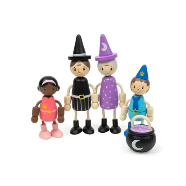 Bigjigs TOYS Drevené bábiky Rozprávkové bytosti
