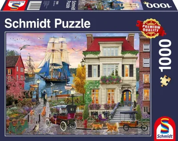 Schmidt Puzzle Loď v prístave
