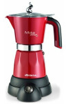 Ariete 1368 Moka Aroma Grande červená / elektrická moka kanvica / 480 W / 4 | 6 šálok / udržanie teploty (8003705117365)