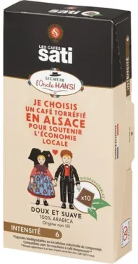 Les Cafés Sati Hansi Nespresso 10 ks / Kapsľová káva (100002128230)