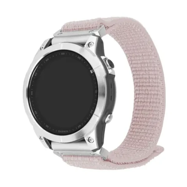 FIXED Nylonový remienok Nylon Sporty Strap pre Garmin QuickFit 22mm ružovo zlatý / dopredaj (FIXNST2-QF22MM-ROG)