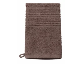 Rukavica na umývanie Bilbao 16x21 cm, hnedá%