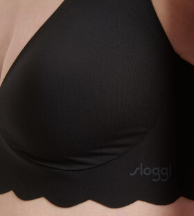 Dámska podprsenka ZERO z mikrovlákna 2.0 Mäkká podprsenka - BLACK - čierna 0004 - SLOGGI BLACK XS