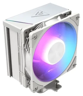 Modecom Volcano 0C T721 ARGB biela / Chladič CPU / 4X heatpipe / 120 mm ARGB / AM4 + AM5 + Intel (MC-C-T721-AF0-W)