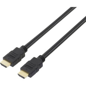 SpeaKa Professional HDMI prepojovací kábel Zástrčka HDMI-A, Zástrčka HDMI-A 15.00 m čierna SP-7870116 audio return channel, pozlátené kontakty HDMI kábel; SP-7870116