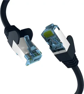 EFB Patch kábel Cat7 30 m čierna / Patch kábel / S/FTP / RJ-45 / LSZH (EC020200160)