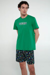 Vamp - Pyžamo s krátkymi rukávmi 20661 - Vamp green jolly XXL