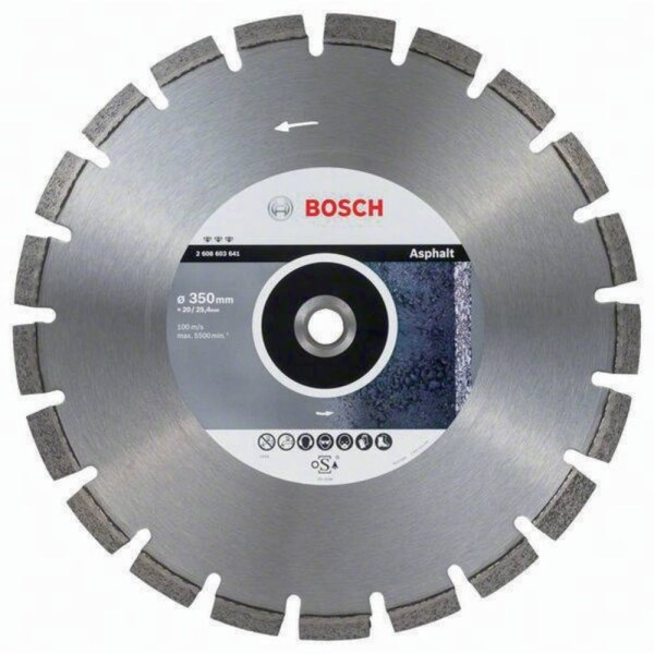 Bosch Accessories 2608603641 Best for Asphalt diamantový rezný kotúč Priemer 350 mm 1 ks; 2608603641