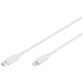 Digitus pre mobilný telefón, Apple iPad / iPhone / iPod, notebook nabíjací kábel [1x - 1x blesk] 2 m; DB-600109-020-W