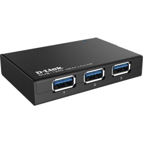 USB 3.0 hub D-Link DUB-1340/E, 4 porty, 72 mm, čierna; DUB-1340/E