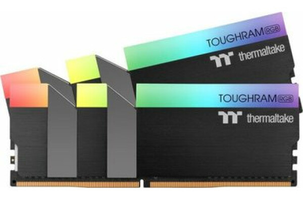 Thermaltake Toughram RGB 16GB (2x8GB) 3200MHz čierna / DDR4 / CL 16 / 1.35V / XMP 2.0 / LED podsvietenie (R009D408GX2-3200C16A)