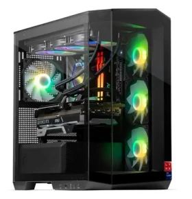 Lynx Challenger (10463137) čierna / AMD RYZEN 7 9800X3D 4.7GHz / 64GB / 4TB SSD / Nvidia RTX 5080 16GB / W11H (10463137)