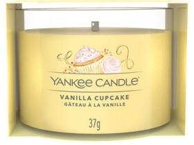 Yankee Candle Vanilla Cupcake 37g - Plnená votívna sviečka v skle / doba horenia: až 10h (5038581130415)