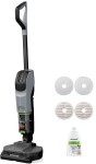 Bissell Bissell SpinWave + Vac Pet Pro Pionowy odkurzacz Bateria Suchy i Mokry Cykloniczny Worek na kurz 0,4 l Čierny, Sivý