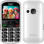 Evolveo EasyPhone XS biela / 2.2" / 0.3MP / SOS / microSDHC (EP-570-XS-WH)