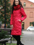 Dámsky kabát BLH818025F Červený PERSO