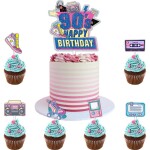 Zápich do torty 90. roky 7 ks - Cakesicq - Cakesicq