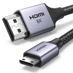 Ugreen HD163 HDMI Mini - HDMI kábel 1m čierna / 8K 60Hz (15514)