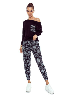 Dámske pyžamo Sarina - ELDAR černá S