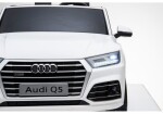 Mamido Detské elektrické autíčko Audi Q5 4x4 LCD biele
