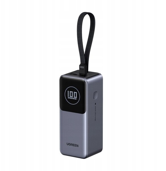 Ugreen Powerbank UGREEN PB723 20000mAh USB-A, 2xUSB-C 130W Sivý